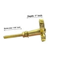 thumbnail image 5 of Perilla Home Set of 6 Bow Knobs Decorative Knobs for Home Kitchen Cabinet Hardware Cupboard Glass Door Dresser Wardrobe and Drawer Pulls (Brass), 5 of 8