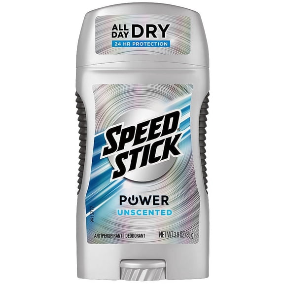 Speed Stick by Mennen Power Antiperspirant & Deodorant Solid Unscented