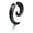black, variant on Acrylic Spiral Ear Plug Fake Cheater Stretcher Ear Tunnel Ear Piercing Jewelry➳-black-5mm