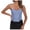 Navy, variant on BYHONG Women Fashion Sexy Lace Corset Vintage Bustier Spaghetti Strap Backless Boned Party Crop Top White M