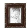 thumbnail image 2 of ArtToFrames 4" x 5" Classic Burgundy Picture Frame, 4x5 inch Brown Wood Poster Frame (WOM-4927), 2 of 7