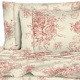 thumbnail image 2 of 400 Thread Count Cotton Toile Sheet Set by Melange Home, 2 of 2