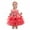 Watermelon Red2101, variant on MEZZALL Children Party Dress Girls Cake Dress Child First Birthday Dress Stylish Toddler Baby Wear 120