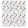 thumbnail image 3 of Ambesonne Floral Shower Curtain, Cosmos Flowers in Pink, 69"Wx70"L, Pink Green White, 3 of 3