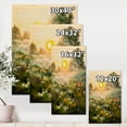 thumbnail image 4 of Designart ' The Blossoming Field With Sunrise ' Farmhouse Canvas Wall Art Print, 4 of 4