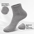 thumbnail image 5 of Loritta 20 Pairs Womens Ankle Socks Bulk Pack, Moisture Wicking Breathable Low Cut Socks Colorful, Size 10-13, 5 of 7