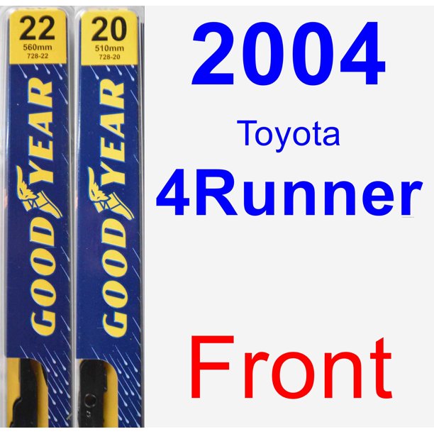 2004 Toyota 4Runner Wiper Blade Set/Kit (Front) (2 Blades) Premium