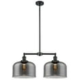 thumbnail image 2 of 209-OB-G73 Innovations Lighting Bell - 2 Light Island In Traditional Style-10 Inches Tall and 21 Inches Wide-Oil Rubbed Bronze Finish-Light Smoke, 2 of 2