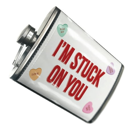 

NEONBLOND Flask I m Stuck On You Valentine s Day Love Candy Hearts