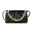 thumbnail image 4 of Bolsa de hombro plisado para mujer cruzado con diseño de piedra de PU para mujer Sywqhk Para Estrenar, 4 of 9