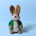 thumbnail image 2 of Penkiiy Wool Felted Bunny Easter Decorations, Handmade Wool Felt Bunny Ornaments Easter Rabbit Ornament Cute Handcraft Felted for Spring Easter Decor Gifts, 2 of 6