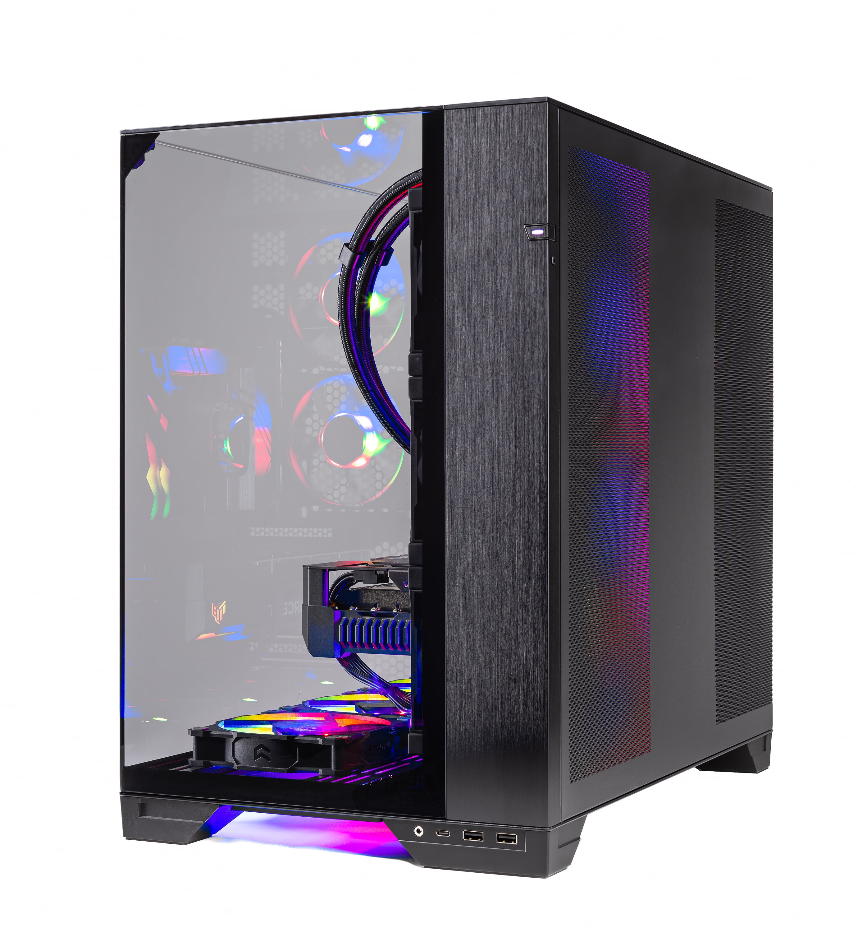 Skytech Gaming O11 Vision Gaming PC, AMD Ryzen 7 9850X3D 4.7GHz, NVIDIA RTX 5080 16GB VRAM, 1TB Gen4 NVMe SSD, 32GB DDR5 RAM 6000, 850W GOLD ATX 3 PSU, 360 ARGB AIO , Wi-Fi, Win 11, Desktop