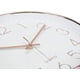 thumbnail image 3 of Grande horloge murale ronde sans bruit de tic-tac moderne pour salon, bureau et cafétéria (o rosa, más rosa) Ormromra LF-0046, 3 of 5