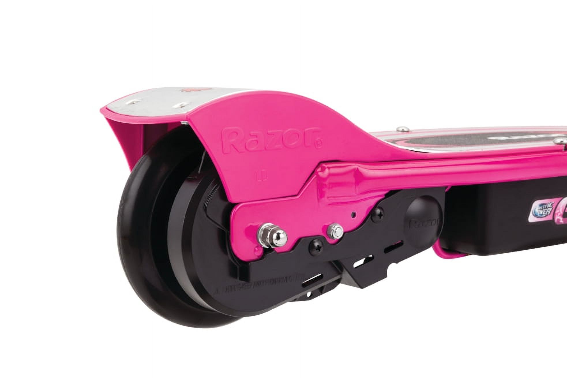 Razor E100 Electric Scooter for Kids Ages 8 and Up - 8 In. Air-filled Front Tire, Hand-Operated Front Brake, Up to 10 Mph and 40 min Continuous Ride Time - image 3 of 8