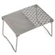 thumbnail image 1 of Camping table Folding Campfire Grill Portable Ti BBQ Grill Outdoor Hiking Camping Grill with Legs Lightweight Camp Tables Portable Foldable, 1 of 5