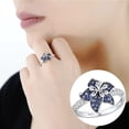 thumbnail image 2 of Anillo de boda HUOGUO Gorgeous Flower de plata 925 para mujer, 2 of 2