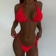 thumbnail image 2 of Cómodo Bikini sin espalda de color sólido para mujer Traje de baño de dos piezas Traje de baño Conjunto de ropa de playa OAVQHLG3B Store  lin121212, 2 of 4