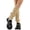 Khaki, variant on VBEWZET Ladies Fall Winter Y2K Ribbed Leg Warmers, Colorful Knitted Accessories Yellow One Size