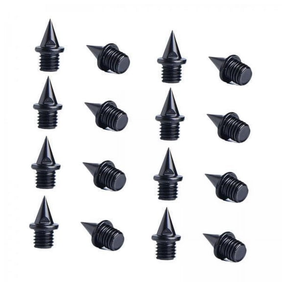 figatia 3x16x Replacement Spikes for Track Shoes 7 mm for Jogging Climbing Competition Black