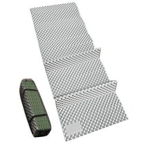 Closed Cell Foam Sleeping Pad for Camping, 22" Wide Lightweight Folding Camping Pad for Hiking Backpacking, 72"x22"x0.75", Grey 1 Pack
