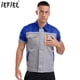 thumbnail image 2 of Uniformes de taller de fábrica para hombre, chaquetas con bolsillos, manga corta, rayas reflectantes de alta visibilidad, camisa de trabajo con cremallera, 2 of 5