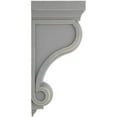 thumbnail image 3 of Ekena Millwork 6"W x 7 1/2"D x 16"H Devon Traditional Wood Vintage Decor Corbel, Pebble Grey, 3 of 6