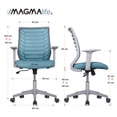 thumbnail image 2 of Silla de Oficina Estelar Ejecutiva de Escritorio Ergonómica Magma Life SI01AZ Azul, 2 of 2