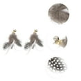 thumbnail image 4 of Reemplazo de varita de gato de 2 piezas de plumas de Unique Bargains para interacción con mascotas, accesorios de recarga de varita de gato para gatos de interior y exterior, negro, blanco, 4 of 7