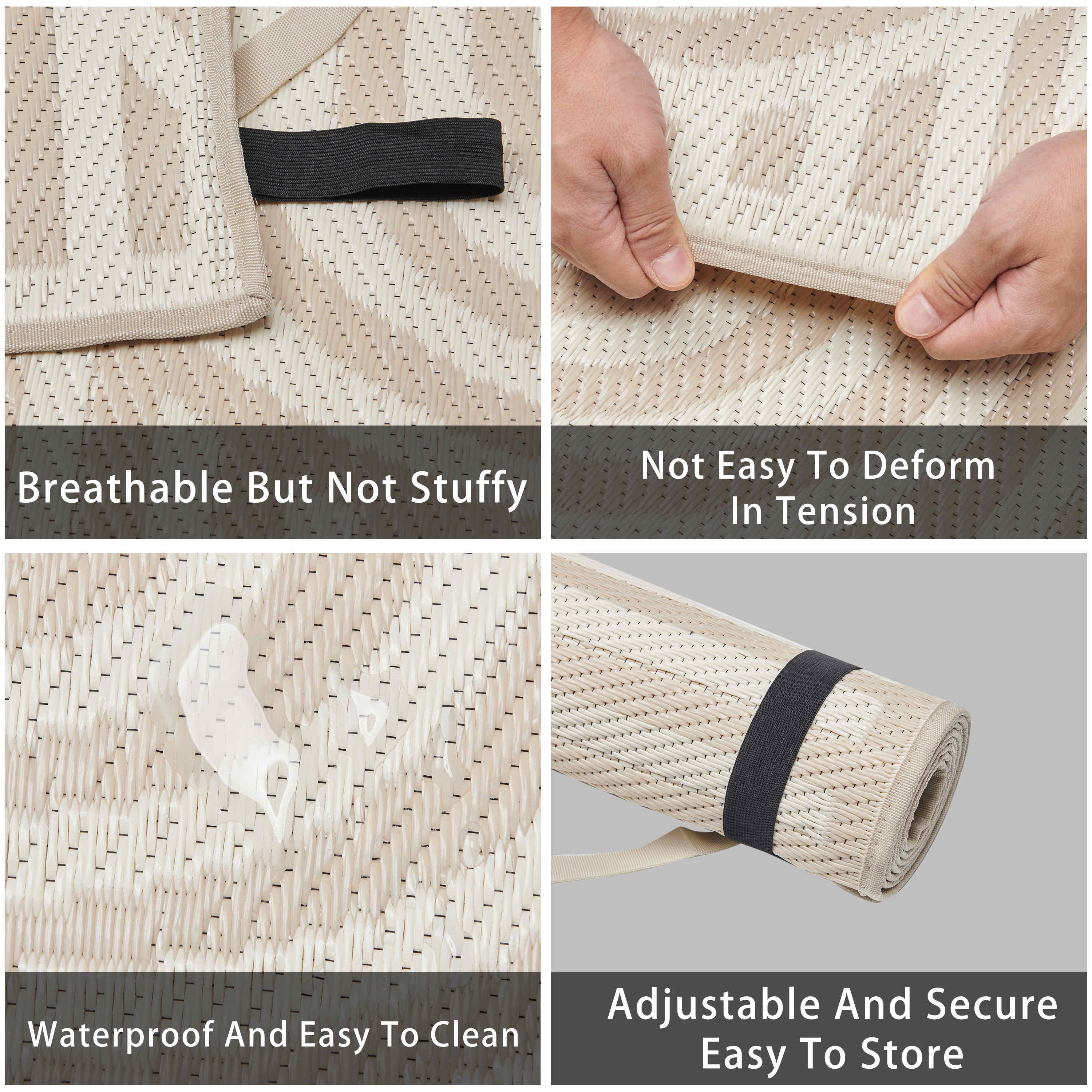 Tapis de plage Mainstays Geo