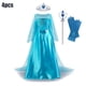 thumbnail image 3 of Disfraz de Frozen para niña, Reina de la nieve, princesa Elsa, Disney, fiesta de cumpleaños, vestidos de baile, vestido de fiesta de Halloween, 3 of 5