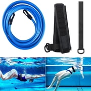 Swim Training Belts, Swim Tether Stationary Swimming, Swim Harness Swimming Resistance Belt, Swim Belt for Adults & Kids
