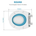 thumbnail image 4 of Toilet SeatPotty Training Seat,Kids Potty Training,Toddler Toilet Seat,2 in 1 Toilet Seat for Toddlers & AdultsClose, Comfortable,Removable ThatNever Loosen, Round, 4 of 9