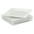 thumbnail image 4 of Better Homes & Gardens Square Porcelain Dinner Plates, White, Set of 6, 4 of 7