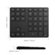 thumbnail image 4 of Bearachild Mini teclado recargable portátil, teclado numérico Universal, compatible con Bluetooth, inalámbrico, 35 teclas, accesorios para Juegos de teclado y mouse para computadora, 4 of 6