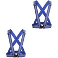 thumbnail image 1 of Paquete de 2 chalecos de seguridad ajustables, chalecos reflectantes de alta visibilidad para correr de noche, 1 of 6