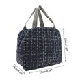 thumbnail image 5 of Unique Bargains Thermal Lunch Bag for Work 9.06"x5.51"x7.87" 1 Pc Navy, 5 of 5
