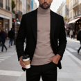 thumbnail image 6 of Men's Lightweight Turtleneck Shirts Long Sleeve Thermal Pullover Sweater Slim Fit Casual Knitted Basic Layer Tops, 6 of 8