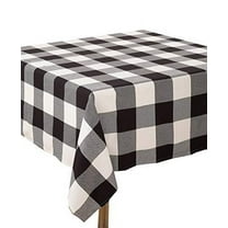 Fennco Styles Buffalo Check Plaid Cotton Tablecloth