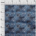 thumbnail image 2 of oneOone Rayon Medium Blue Fabric Patchwork Sewing Craft Projects Fabric Prints By Yard 56 Inch Wide, 2 of 5