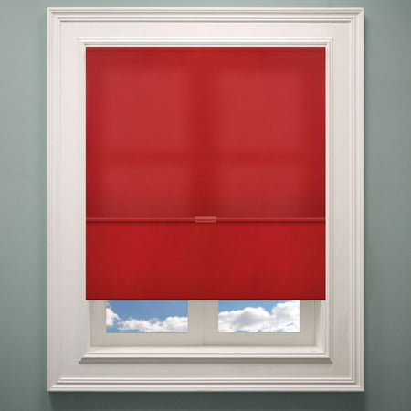 Chicology Cordless Magnetic Roman Shades, Privacy Fabric Window Blind, Allure Crimson (Privacy & Light Filtering) - 23
