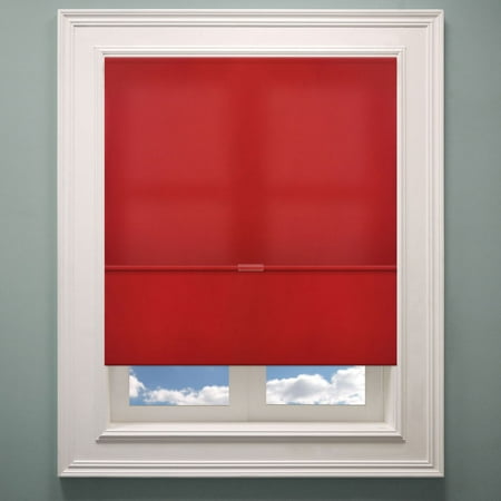 Modern Blinds (Chicology Cordless Magnetic Roman Shades, Privacy Fabric Window Blind, Allure Crimson (Privacy & Light Filtering) - 23