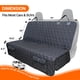 thumbnail image 5 of Funda de asiento de coche para perros Meginc Bench para asiento trasero impermeable para SUV, 5 of 7