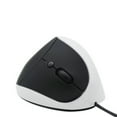thumbnail image 2 of Latrodar Wired Ergonomic Vertical Mouse With 3 DPI Creative e Comfort Of Working White 3.6x3.2 Inch Home Gadgets, 2 of 3