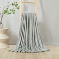 thumbnail image 4 of Home Soft Things Pompom Throw - Silver Grey - 50" x 60", 4 of 7