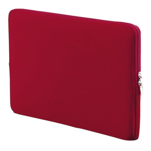 LSS Slim Red 13-Inch Laptop Sleeve for MacBook Air, Pro, and Ultrabooks - Quick Zipper Access, Foam Padding, Lightweight Design