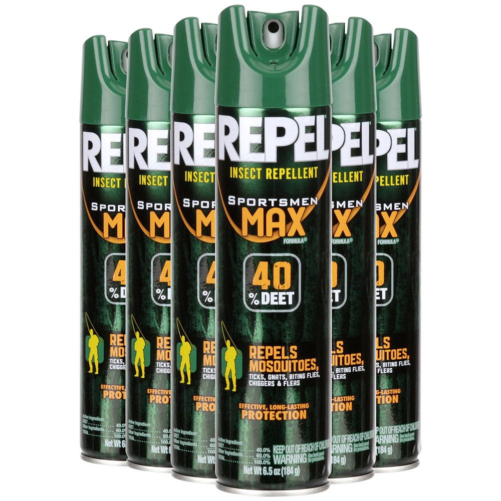 Repel Insect Repellent Sportsmen Max Formula 40 DEET, Aerosol, 6.5