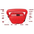 thumbnail image 4 of Fisher FBX360R GO BEATS 240-Watt Portable Bluetooth Speaker - Red, 4 of 6