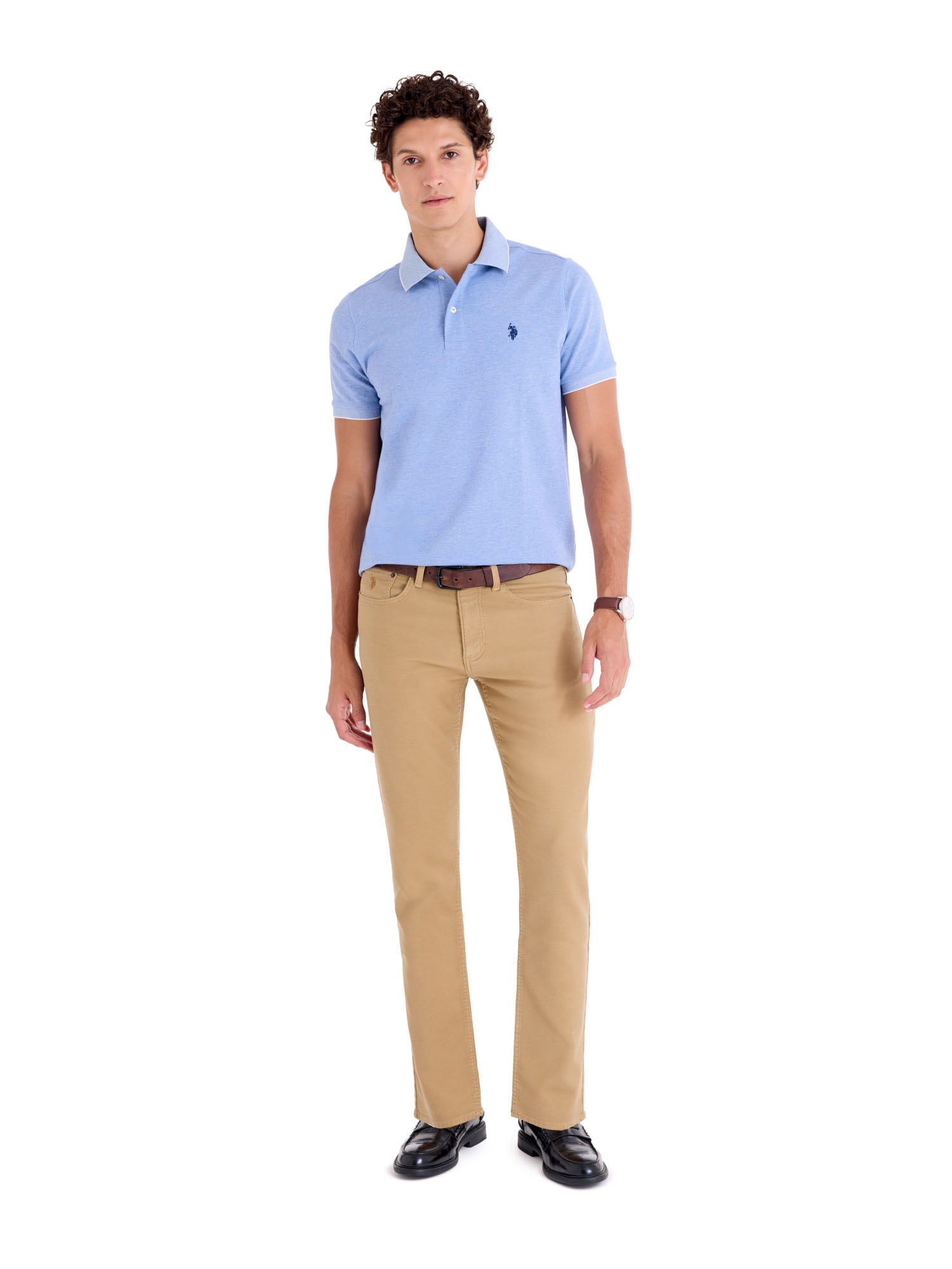 U.S. Polo Assn. Men's Slim Straight Knit 5-Pocket Pants