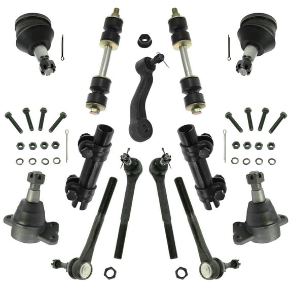 Front Ball Joints Sway Bar Links Tie Rods Pitman & Idler Arms Kit for GM Truck PSA52702 Fits select: 1993-2000 CHEVROLET GMT-400, 1993-2000 GMC SIERRA