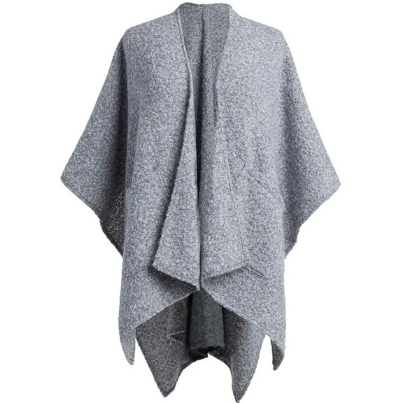 DEMDACO Women's Hero Shrobe Wrap, Charcoal Grey, One Size, Lightweight